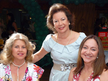 Sandra Carvalho, Maria José Harth e Margareth Fialho