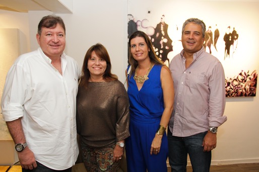 Aurelio Cardoso, Rosani Romano, Erica e Luiz Tarqueiro