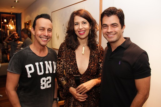 Carlos Pinillos, Ana Bittencourt e Marcelo Faustini