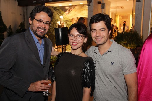 Mauricio Lopez, Paula Reis e Marcelo Faustini