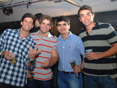 Gérson Neto, David Fingergut, Eduardo Carneiro e Victor Bahia