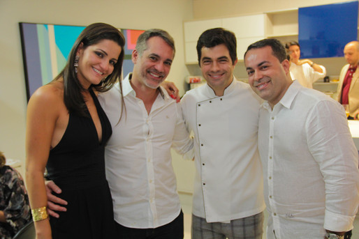 Carol Braga, Fabricio Falcão, Marcelo Faustini e Ginno Larry