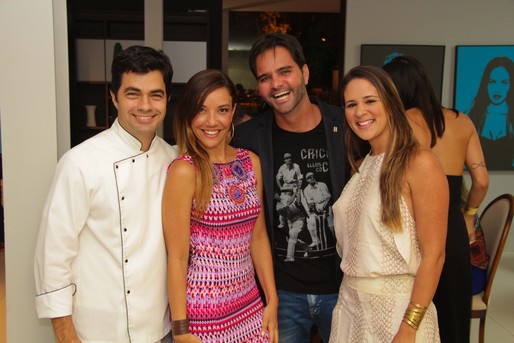 Marcelo Faustini, Carol Brasil, Leo Cavalcanti e Juliana Melo