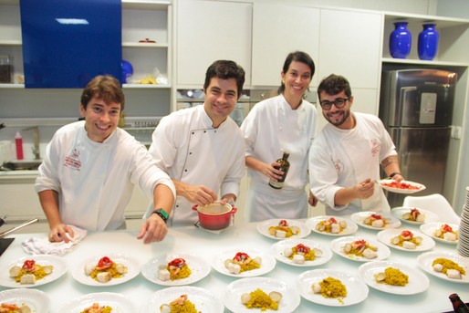 Mateus Carvalho, Marcelo Faustini, Alessandra Hattori e Gabriel Lobo