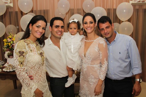 Carol Braga, Eduardo, Catarina e Agda Oliva e Alexandre Rios