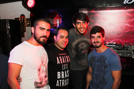 Ariel Freitas, Ginno Larry, Rodrigo Bonzo e Eduardo Sampaio