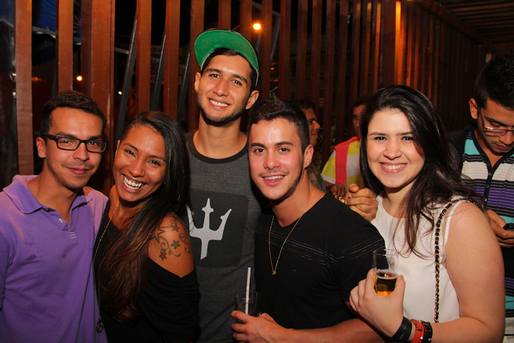 Caio Grich, Emanuela Araujo, Pedro Portela, Victor Evangelista e Raissa Jereissati