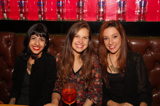 Marcela Lickar, Claire Paugam e Isadora Falcão