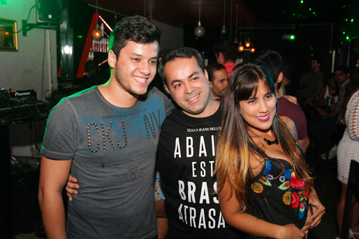 Tiago Liberato, Ginno Larry e Gessica Lemos