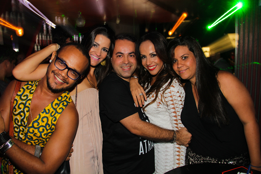 Uran Rodrigues, Carol Braga, Ginno Larry, Carla Cristina e Mariana