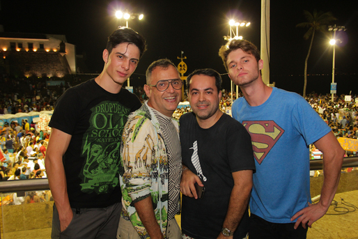 Ramis Neto, Paulo  Borges, Ginno Larry  e Anderson Carachenski