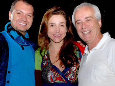 Vavá Botelho, Marisa orth e José Rubem.