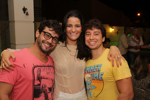 Gabriel Lobo, Carol Braga e Mateus Carvalho