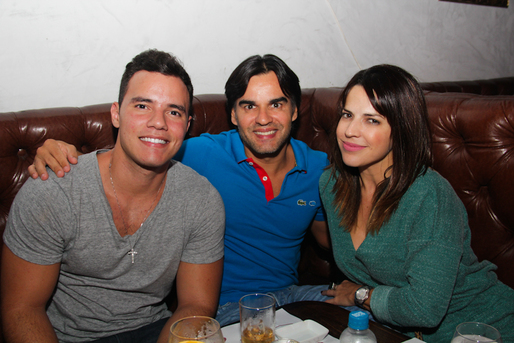 João Carvalho, Alexandre Menezes e Erika de Paula