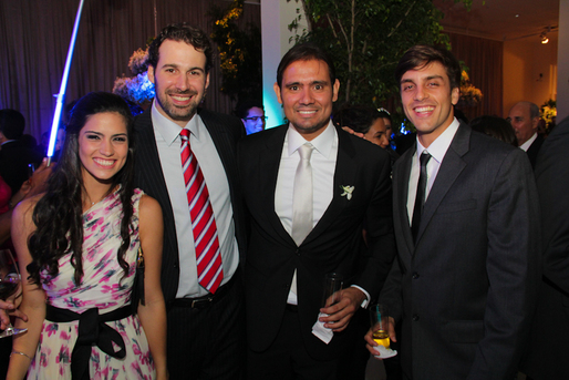 Barbara Borges, Alexandre Suarez, Victor Neto e Andre Castro