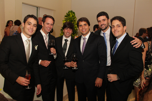 Leo Pinto, Ricardo Carvalho, Ricardo Simões, Alexandre Rosario, Cezar Cavalcanti e Victor Vantin