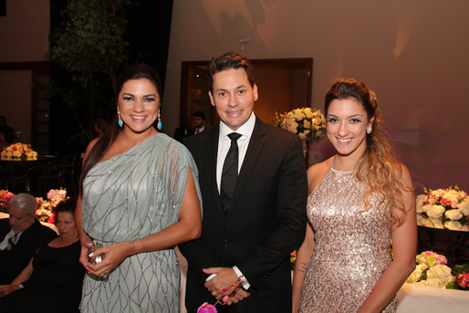 Monica, Arthur e Paola Gallas