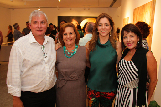 Roberto Alban, Edilene Brandão, Cristina Alban e Greice Calumby