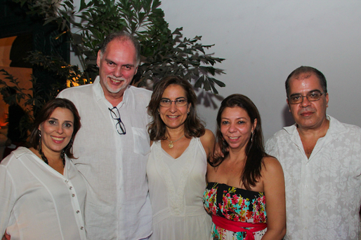 Karina Araujo, Silvia Russo, Andrezão Simões, Zuleica Andrade e Paulo Fortes