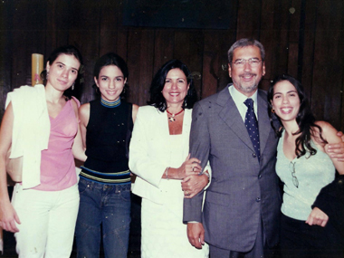 Antonio Imbassahy com Marcia e suas herdeiras mulheres!