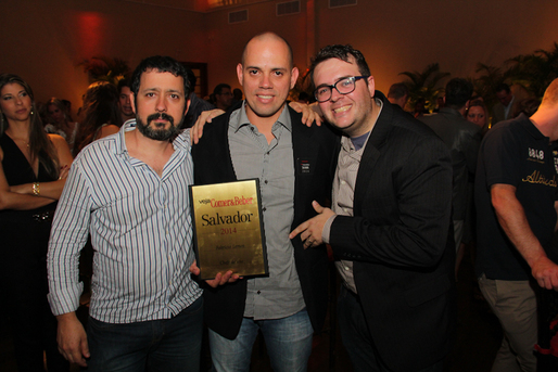 Caco Marinho, Fabricio Lemos e Leonardo Rocon