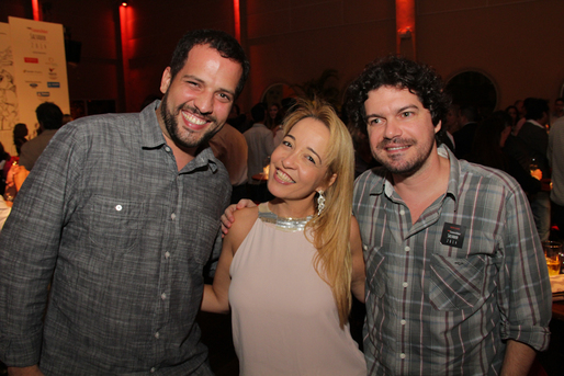 Fernando Mariano, Monica Carvalho e Vince Athayde