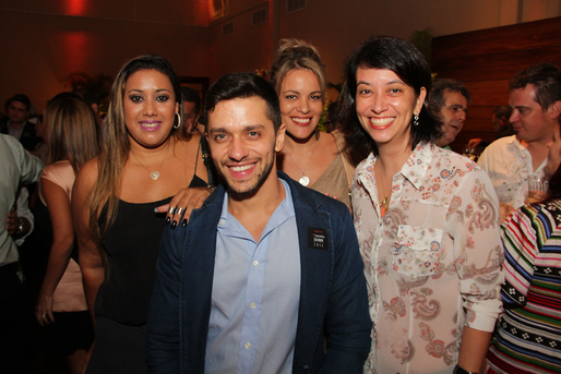 Roberta Badaró, José Augusto Vasconcelos, Rebeca Ernesto e Alessandra Hattori