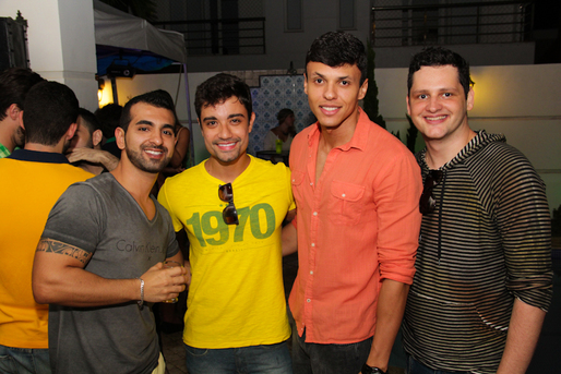 Ycaro Rabelo,, Lucas Cardoso, Daniel Carvalho e Rodrigo Carvalho