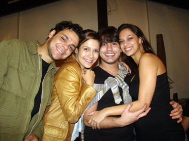 Pablo Grotto, Cris Bellare, Diogo Baleeiro e Mariana Vieira