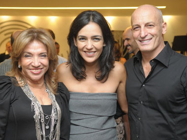 Nágila Andrade, Gabriela Viveiros e Mauro D'Appolonio.