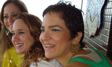 Agda Oliva, Milena Waxman e Luciana Mastique.