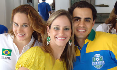 Milena Waxman, Eduardo e Agda Oliva.