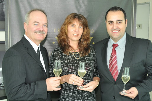 João Valduga, Ana Bagesteiro e Maicon Zanotto