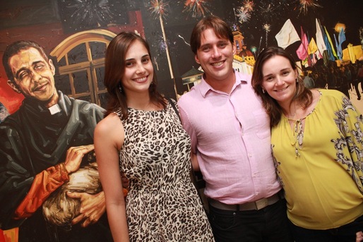 TICIANA, LUIZ FERNANDO E LUCIANA LANDEIRO