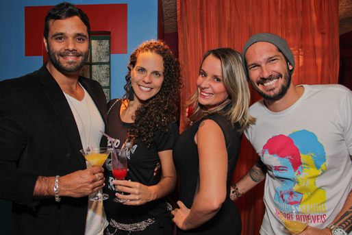 Nando e Eva Rodrigues, Shayne Menezes e Neto Braga