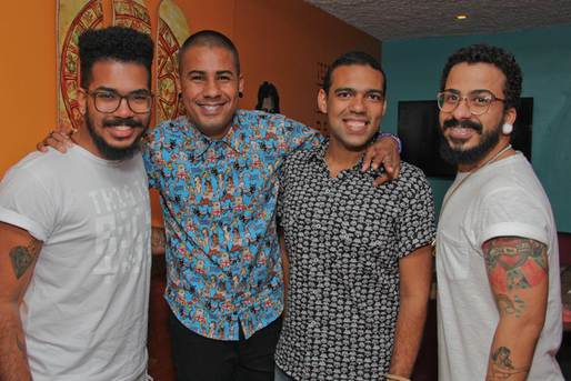 Leonardo Barbosa, Junior Rocha, Luan folha e Cesar Barbosa