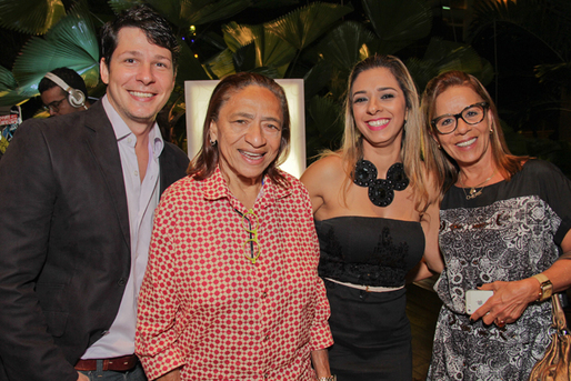 André Porto, Licia Fabio, Inna Porto e Sylvia Gladys