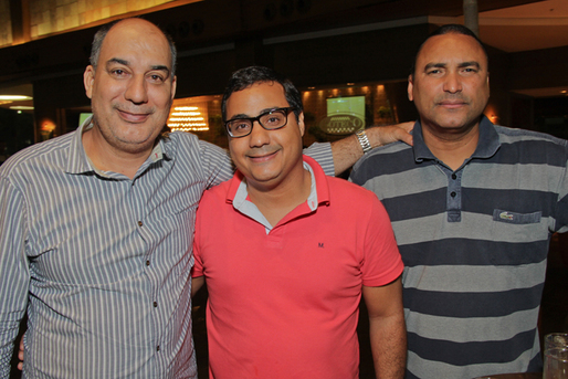 Robert Fernandes, Flavio Silveira e Paulo Santiago