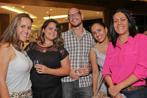 Bianca Artico, Carol Aires, Diogo Aguiar, Manuelle Souza e Pagana Carvalho