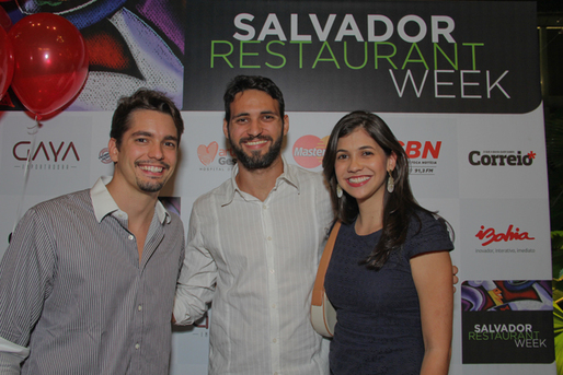 Marcelo Conde, Fred Prado e Fernanda Gaspar