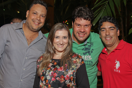 João Fortes, Aiane Oliveira, Marcelo Aragão e Decio Caribé