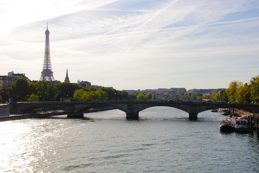 Torre Eiffel, Rio Sena e Paris