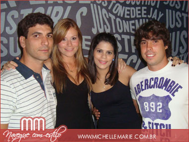 Bruno Garzel, Carol Wellenkamp, Flora Almeida e Felipe Bahiano