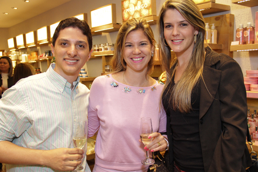 Rogerio Gomes, Carina Andrade e Telina Macedo