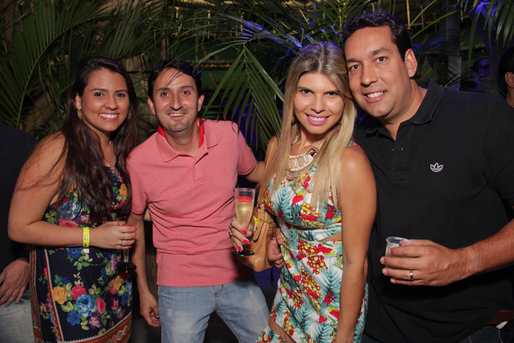 Biane costa, Gustavo Junqueira, Thiciana Denise e Bruno Mendes