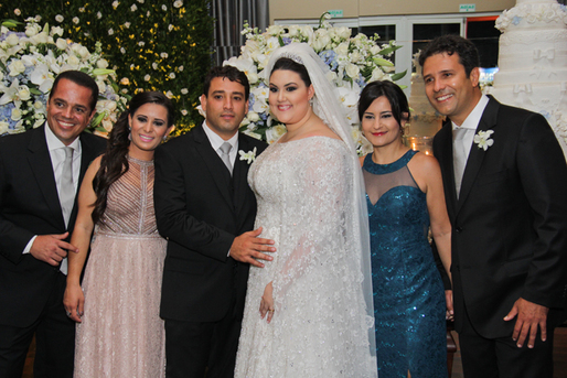 Antonio, Manuela, Diogo Lemos, Paula Villas Boas, Carol Freitas e Tiago Lemos