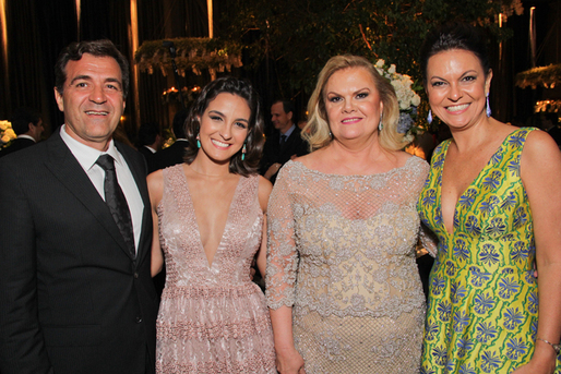 Ricardo, Carolina Furtado, Emilia Villas Boas e Sabrina Furtado