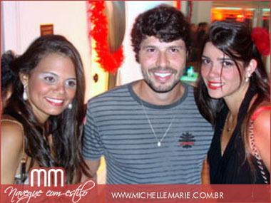 Adriana Adriano, Tiago Martins e Maina Costa