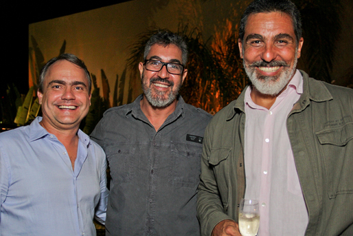 Daniel Andrade, Luis Claudio Mota e Fernando Rocha