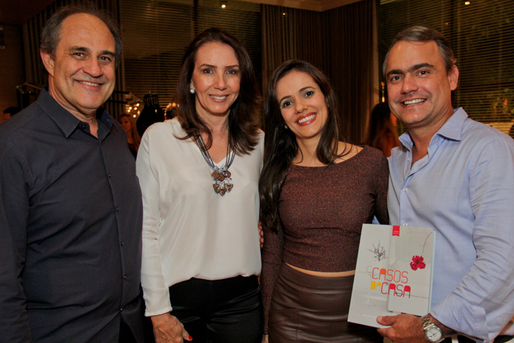 Luis Fernando e Dolores Landeiro, Andrea Gusmão e Daniel Andrade